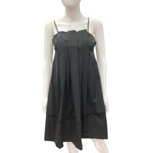 Max Azria Dress Women’s SZ S Knee Length Sleeveless Pleaded Top Built In Corset